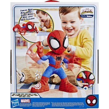 Hasbro Spiderman Marvel Spidey And His Amazing Friends Dance N Crawl Spidey Λούτρινο Με Φώτα Και Ήχους F6722 5010996231161