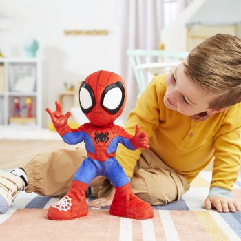 Hasbro Spiderman Marvel Spidey And His Amazing Friends Dance N Crawl Spidey Λούτρινο Με Φώτα Και Ήχους F6722 5010996231161