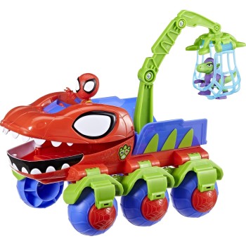 Hasbro Spiderman Marvel Spidey And His Amazing Friends Dino Webs Team Όχημα F9480 5010996234810