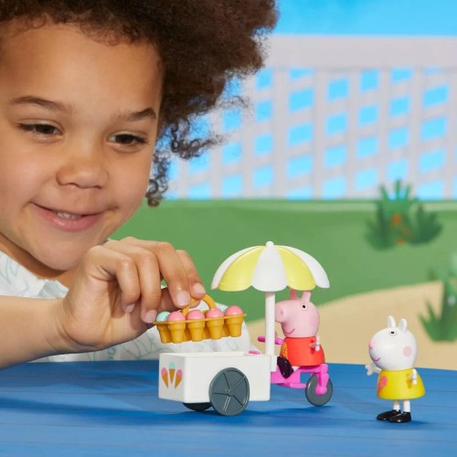 Hasbro Peppa Pig Ice Cream Cart Moments Toy Playset F2189 / F8086 5010996165954