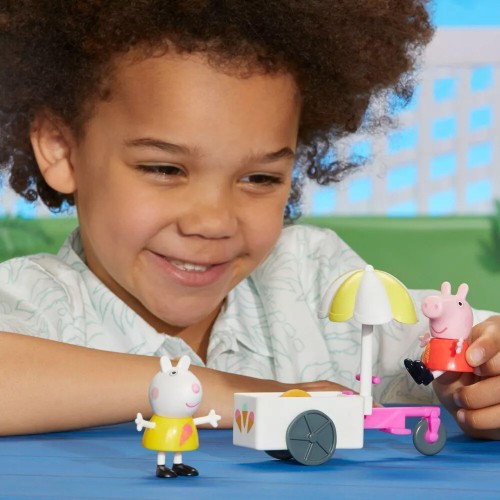 Hasbro Peppa Pig Ice Cream Cart Moments Toy Playset F2189 / F8086 5010996165954