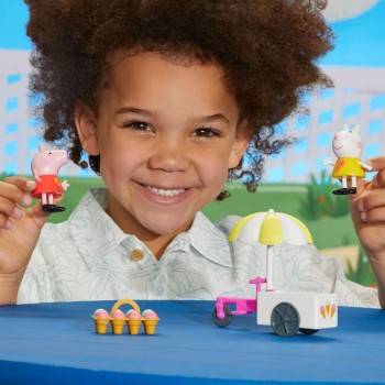 Hasbro Peppa Pig Ice Cream Cart Moments Toy Σετ Παιχνιδιών F2189 / F8086 5010996165954