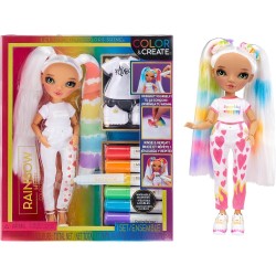 MGA Entertainment Rainbow High Κούκλα Set Ζωγραφίζω - Πράσινα Μάτια 500407EUC 035051500407