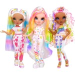 MGA Entertainment Rainbow High Colour & Create Fashion DIY Doll - Green Eyes, Pig Tails, Bonus Top & Shoes, And Washable Rainbow