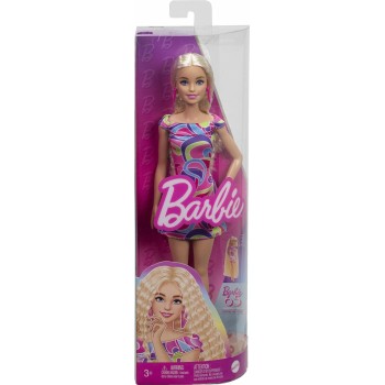 Mattel Barbie Fashionistas Ξανθιά Totally Hair-Inspired Look & Accessories, 65Th Anniversary Κούκλα FBR37 / HRH20 194735176809