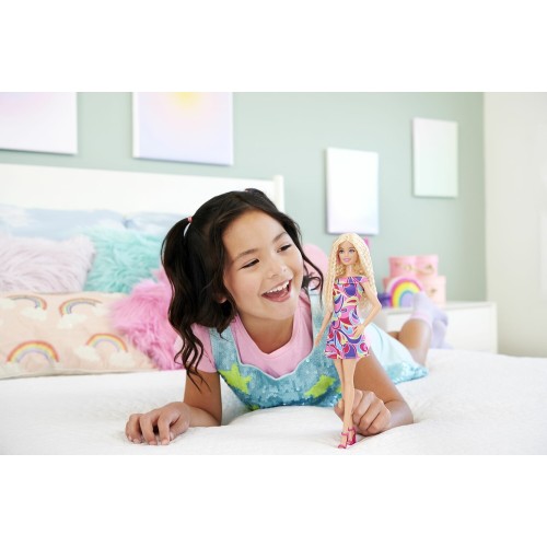 Mattel Barbie Fashionistas Ξανθιά Totally Hair-Inspired Look & Accessories, 65Th Anniversary Κούκλα FBR37 / HRH20 194735176809