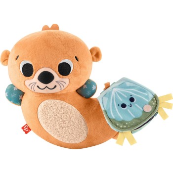 Mattel Fisher-Price 2-In-1 Rockin Tummy Time Otter HXG96 194735229666