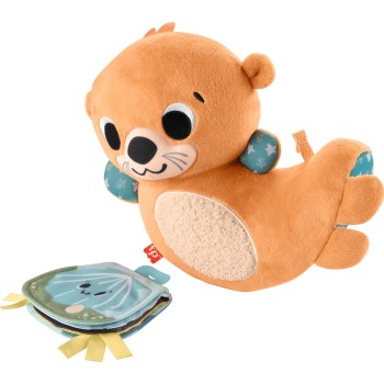 Mattel Fisher-Price 2-In-1 Rockin Tummy Time Otter HXG96 194735229666