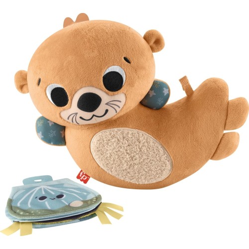 Mattel Fisher-Price 2-In-1 Rockin Tummy Time Otter HXG96 194735229666