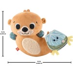 Mattel Fisher-Price 2-In-1 Rockin Tummy Time Otter HXG96 194735229666