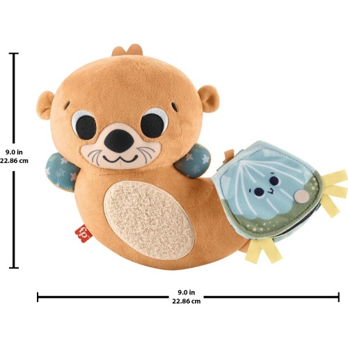 Mattel Fisher-Price 2-In-1 Rockin Tummy Time Otter HXG96 194735229666