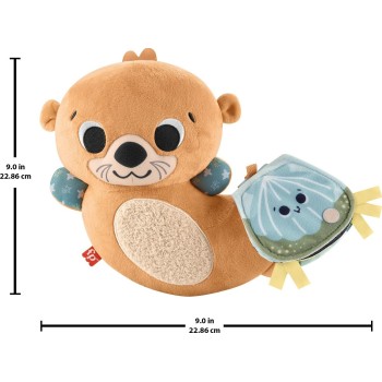 Mattel Fisher-Price 2-In-1 Rockin Tummy Time Otter HXG96 194735229666