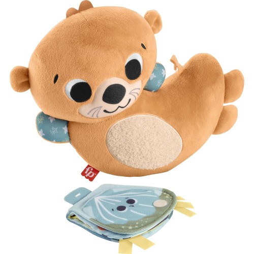Mattel Fisher-Price 2-In-1 Rockin Tummy Time Otter HXG96 194735229666