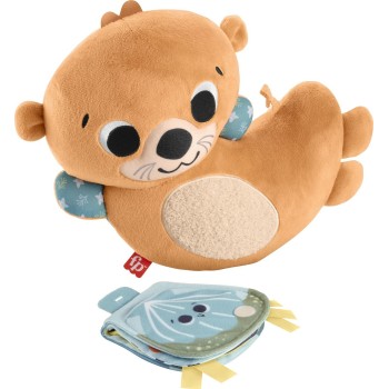 Mattel Fisher-Price 2-In-1 Rockin Tummy Time Otter HXG96 194735229666
