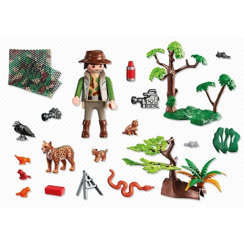 Playmobil Εικονολήπτης Και Οικογένεια Από Λύγκες 5561 4008789055613