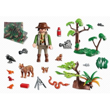 Playmobil Εικονολήπτης Και Οικογένεια Από Λύγκες 5561 4008789055613