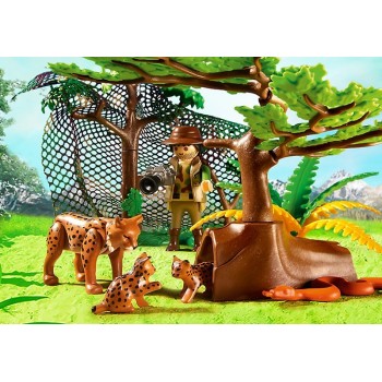Playmobil Εικονολήπτης Και Οικογένεια Από Λύγκες 5561 4008789055613