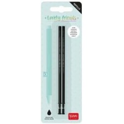Legami 2 REFILLS GEL PEN L. FRIENDS - LOVELY FRIENDS REFILL SET - BLACK REFCPP0001 8052694009922