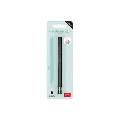Legami 2 REFILLS GEL PEN L. FRIENDS - LOVELY FRIENDS REFILL SET - BLACK REFCPP0001 8052694009922