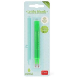 Legami 2 REFILLS GEL PEN L. FRIENDS - LOVELY FRIENDS REFILL SET - NEON GREEN REFCPP0006 8052694008628