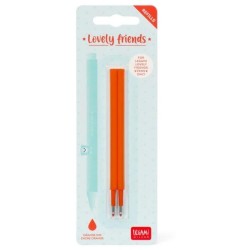 Legami 2 REFILLS GEL PEN L. FRIENDS - LOVELY FRIENDS REFILL SET - ORANGE REFCPP0010 8052694011413