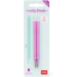 Legami - 2 refill per penna gel lovely friends viola REFCPP0008 8052694008642