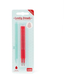 Legami 2 REFILLS GEL PEN L. FRIENDS - LOVELY FRIENDS REFILL SET - RED REFCPP0003 8052694009946