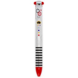 Legami TWO-COLOUR BALLPOINT PEN - CLICK&CLACK - ROBOT CLICK0029 8052694017378