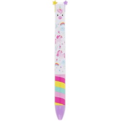 Legami TWO-COLOUR BALLPOINT PEN - CLICK&CLACK - UNICORN CLICK0026 8052694010355