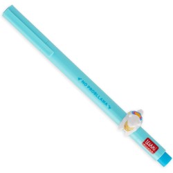 Legami - gel pen - lovely friends, removable and recombinable decorative animal, prevents rolling, blue ink, 0.5 mm fine tip, ll
