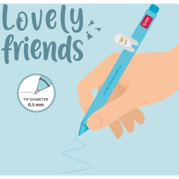 Legami Στυλό Gel 0.5Mm Lovely Friends Με Διακοσμητικό Ζωάκι Λάμα CPP0010 8052694005986