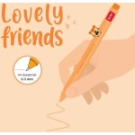 Legami Στυλό Gel 0.5Mm Lovely Friends Με Διακοσμητικό Ζωάκι Τίγρης CPP0008 / CPPKIT8 8052694005948