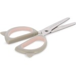 Legami - childrens scissors, precise cutting, left-handed, right-handed, scissors with rounded tip, with blade guard, safe, scho