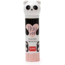 Legami Glue Stick, Hug Me, 2X8.3 Cm, Water-Based, Panda, For Gluing On Paper, Washable And Oops! - Pen-Shaped Eraser, Panda GLU0