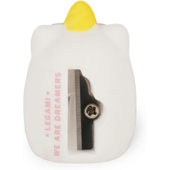 Legami - pencil sharpener - mini friends, ideal pencil sharpener for children, easy to hold, sharpens pencils and crayons, schoo