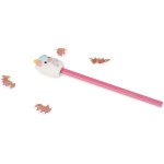 Legami - pencil sharpener - mini friends, ideal pencil sharpener for children, easy to hold, sharpens pencils and crayons, schoo