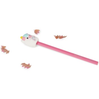 Legami - pencil sharpener - mini friends, ideal pencil sharpener for children, easy to hold, sharpens pencils and crayons, schoo