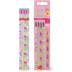 Legami 4 SCENTED HB GRAPHITE PENCILS - SMELLING GOOD! - UNICORN SEP0001 8052694008772