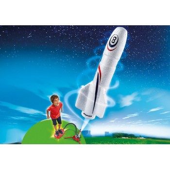 Playmobil Rocket With Launch Booster 6187 4008789061874