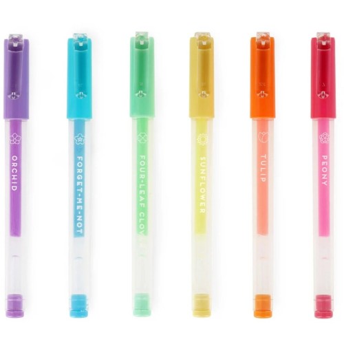 Legami SET OF 6 MINI GEL PENS - SPRING IS IN THE AIR - PASTEL COLOURS PGP0001 8052694008659