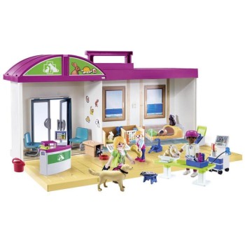 Playmobil Βαλιτσάκι Κτηνιατρική Κλινική 71715 4008789717153