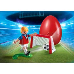 Playmobil Ποδοσφαιριστής Με Τέρμα 4947 4008789049476
