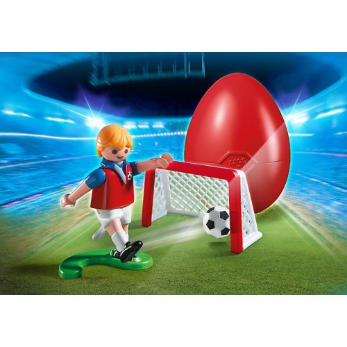 Playmobil Ποδοσφαιριστής Με Τέρμα 4947 4008789049476