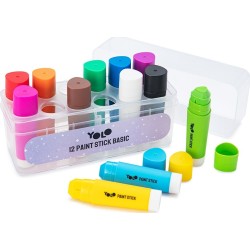 Yolo Solid Form Stick Stampers – 12 Colors 92301 7290120032064