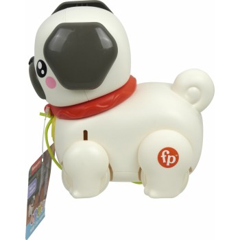 Mattel Fisher-Price Συρρόμενο Σκυλάκι Pug Παιχνίδι Με Σχοινάκι Για Τράβηγμα HTW94 194735199112
