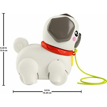Mattel Fisher-price FP Pets Walk-the-pup Pug HTW94 194735199112