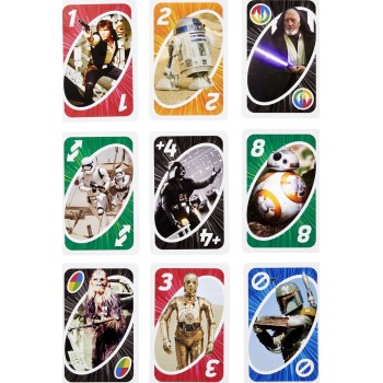 Mattel UNO Licensed Star Wars Επιτραπέζιο Παιχνίδι GPP00 887961892888