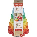 Mattel Fisher-price Wooden Ring Stacker HXT77 194735238422