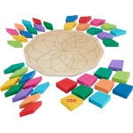 Mattel Fisher-price Wooden Mandala Puzzle HXT94 194735238460