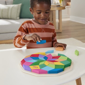 Mattel Fisher-price Wooden Mandala Puzzle HXT94 194735238460